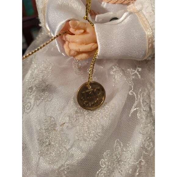 JACQUELINE KENTS FAIRY GODMOTHER Breast Cancer Fairy 2005 With Wooden Chair - Picture 8 of 16